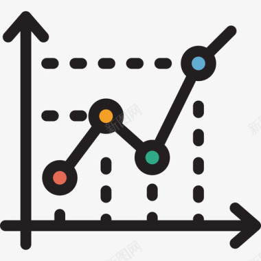 折线图图表方案线颜色图标图标