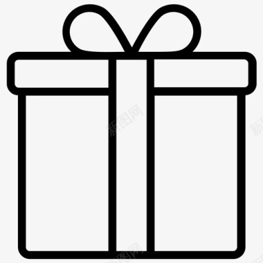 礼品包礼品篮派对礼品图标图标