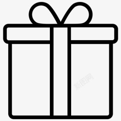 礼物篮礼品包礼品篮派对礼品图标高清图片