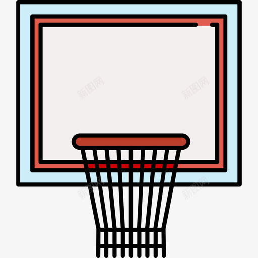 篮球运动21彩色128px图标svg_新图网 https://ixintu.com 彩色128px 篮球 运动21