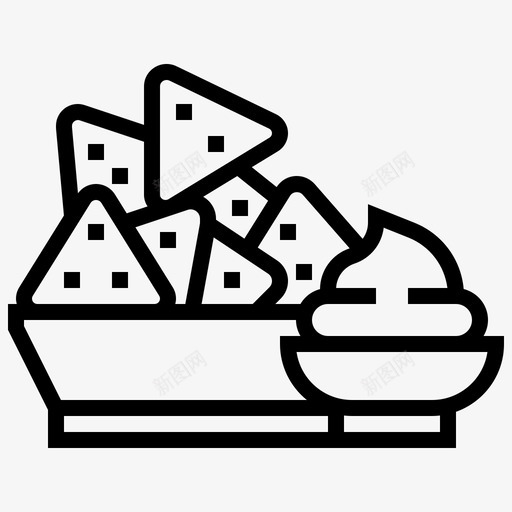 零食薯条食品图标svg_新图网 https://ixintu.com 糕点 薯条 零食 食品 餐厅系列