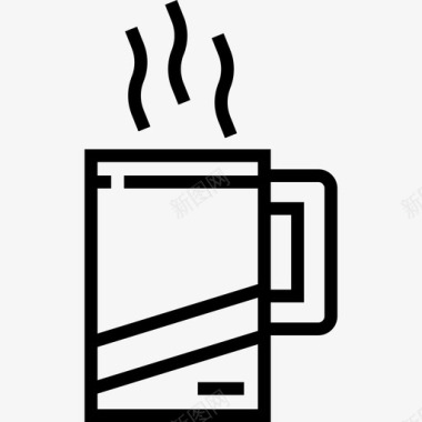 咖啡食品和餐厅2直系图标图标