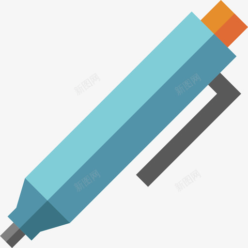 钢笔绘画工具2扁平图标svg_新图网 https://ixintu.com 扁平 绘画工具2 钢笔