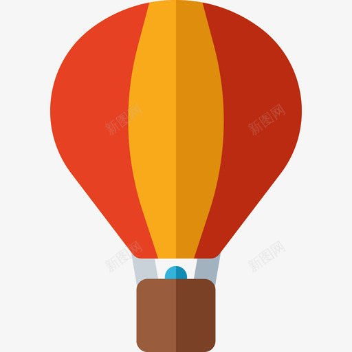 热气球运输12扁平图标svg_新图网 https://ixintu.com 扁平 热气球 运输12
