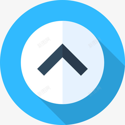 向上箭头箭头22扁平图标svg_新图网 https://ixintu.com 向上箭头 扁平 箭头22