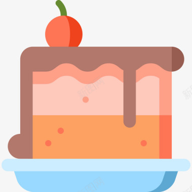 蛋糕餐厅8平面图标图标