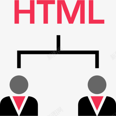 Html联机和internet平面图标图标