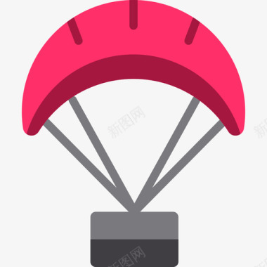 降落伞冒险2扁平图标图标