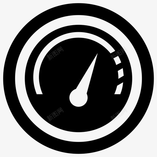 仪表速度表转速表图标svg_新图网 https://ixintu.com 仪表 自动仪表 自动车间字形图标 转速表 速度表