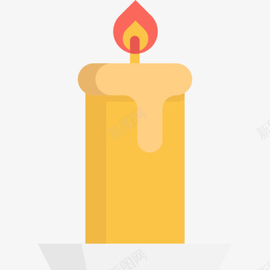 蜡烛复活节16平的图标图标