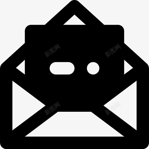 邮件对话2实心图标svg_新图网 https://ixintu.com 实心 对话2 邮件