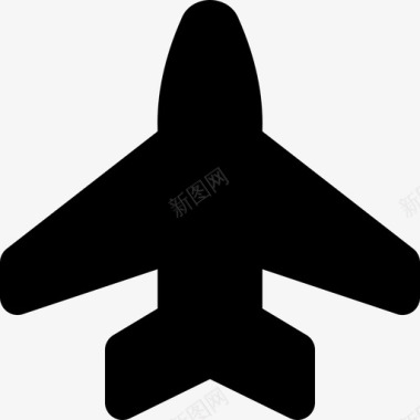 飞机军徽5实心图标图标