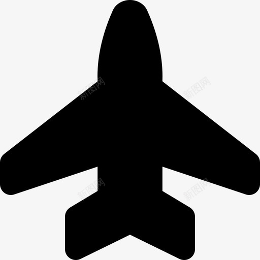飞机军徽5实心图标svg_新图网 https://ixintu.com 军徽5 实心 飞机