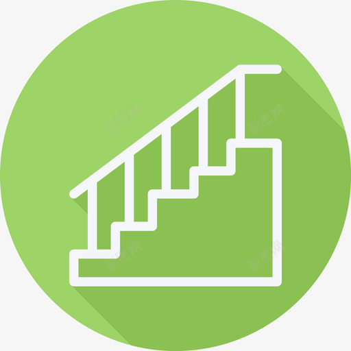 楼梯家用电器和家具2个平面圆形图标svg_新图网 https://ixintu.com 家用电器和家具2个 平面圆形 楼梯