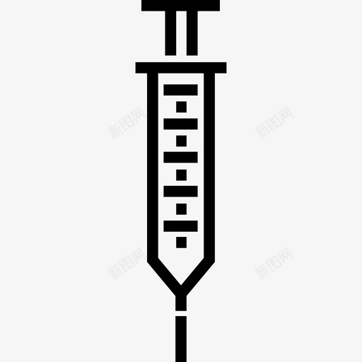 注射器健康和医疗10线性图标svg_新图网 https://ixintu.com 健康和医疗10 注射器 线性