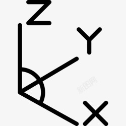 线性轴轴平面工具7线性图标高清图片