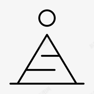 金字塔建筑全球图标图标