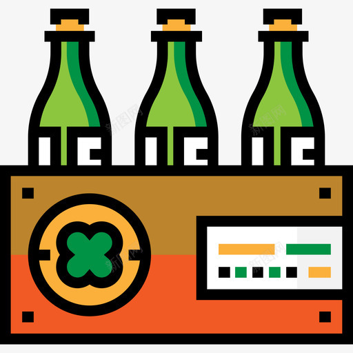 啤酒圣帕特里克第8天线性颜色图标svg_新图网 https://ixintu.com 啤酒 圣帕特里克第8天 线性颜色