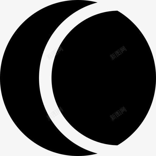 月亮31号天气固体图标svg_新图网 https://ixintu.com 31号天气 固体 月亮