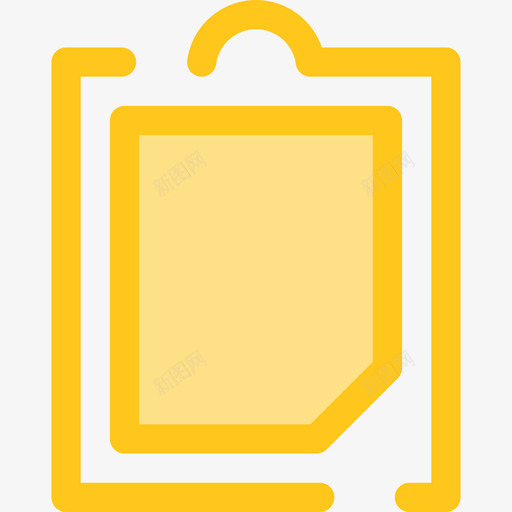 剪贴板员工组织3黄色图标svg_新图网 https://ixintu.com 剪贴板 员工组织3 黄色