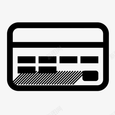 支付卡名称信用卡借记卡图标图标