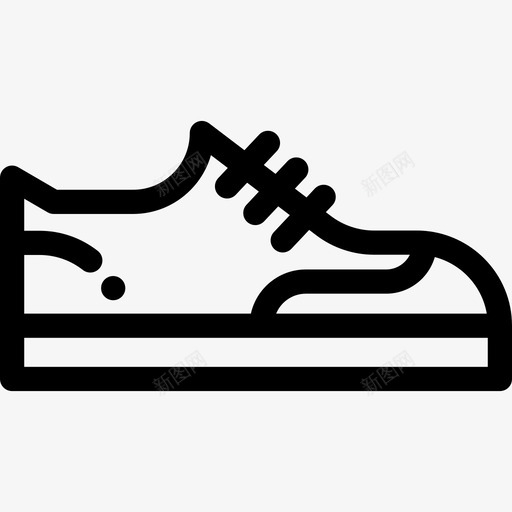 鞋衣服17直线型图标svg_新图网 https://ixintu.com 直线型 衣服17 鞋