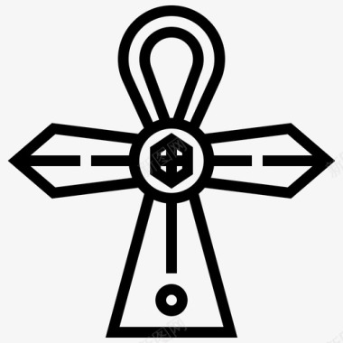 安克十字架埃及图标图标