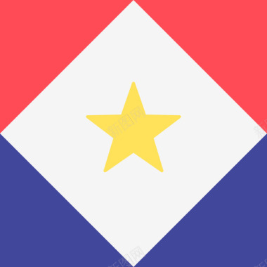 萨巴岛国际旗帜4广场图标图标