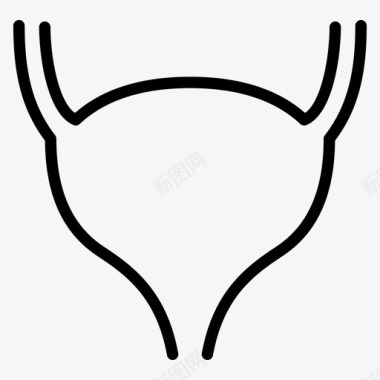 膀胱身体人图标图标