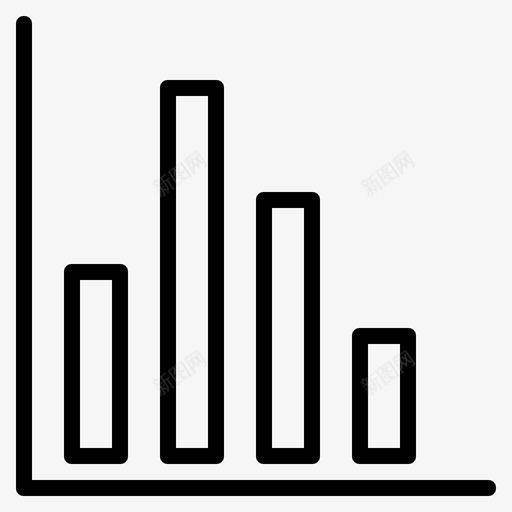 图表分析报告图标svg_新图网 https://ixintu.com 分析 图表 报告 教育 结果 统计