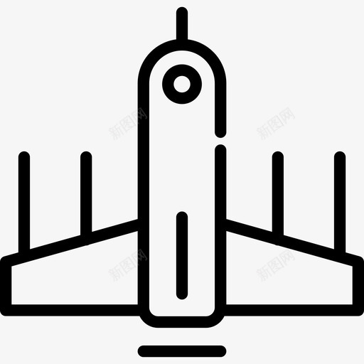 宇宙19号飞船直线型图标svg_新图网 https://ixintu.com 宇宙19号飞船 直线型