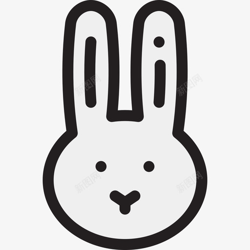 兔子宠物店6线性颜色图标svg_新图网 https://ixintu.com 兔子 宠物店6 线性颜色