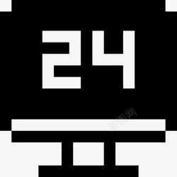 3小时24小时商务3稳定图标高清图片