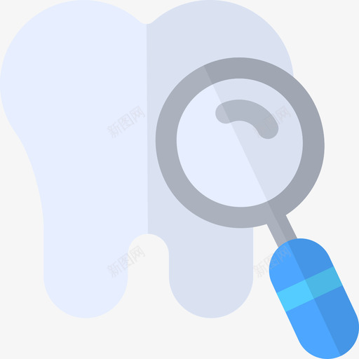 牙齿牙科护理10扁平图标svg_新图网 https://ixintu.com 扁平 牙科护理10 牙齿