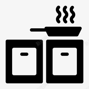 烧嘴电器烹饪图标图标