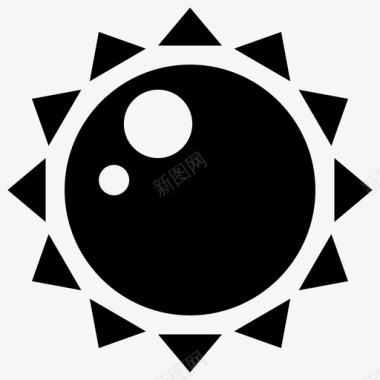 太阳行星阳光图标图标