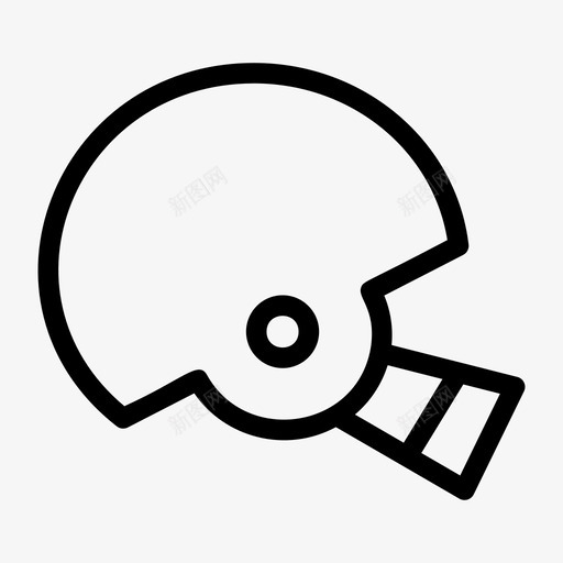 头盔棒球游戏图标svg_新图网 https://ixintu.com 保护 头盔 安全 棒球 游戏 游戏线图标