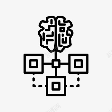 大脑控制安卓人工智能图标图标