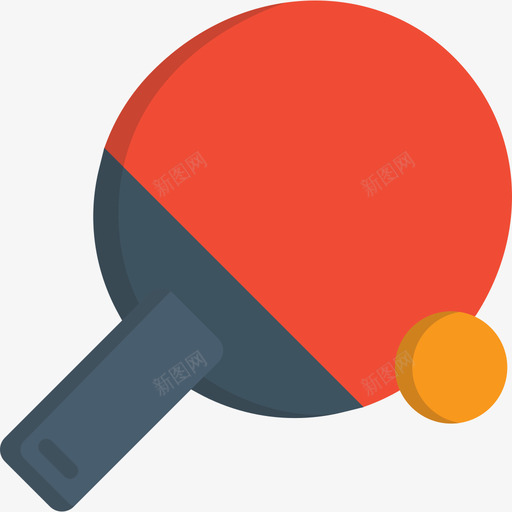 乒乓球健身房4平板图标svg_新图网 https://ixintu.com 乒乓球 健身房4 平板
