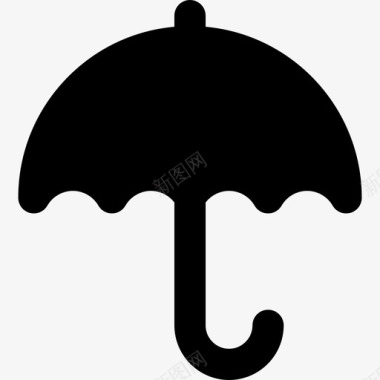 雨伞装运和交付7填充图标图标