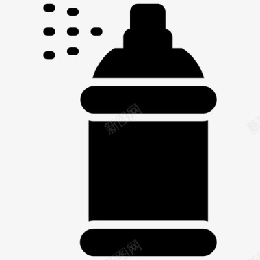 喷雾器清洁瓶回收瓶图标图标