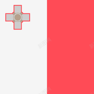 马耳他国际国旗4广场图标图标