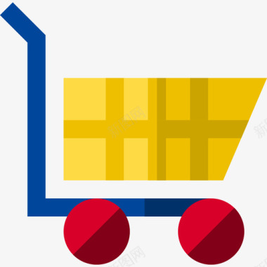 购物车电子商务18扁平图标图标