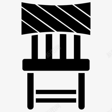 温莎椅餐椅家具图标图标