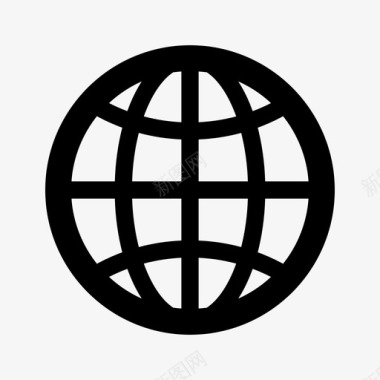 互联网浏览器全球网络图标图标