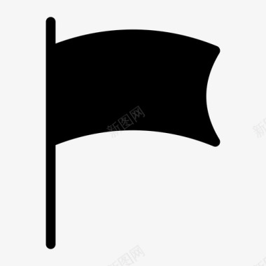 旗帜游戏高尔夫图标图标