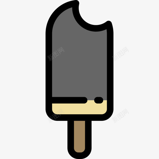 冰淇淋嬉皮士13线性颜色图标svg_新图网 https://ixintu.com 冰淇淋 嬉皮士13 线性颜色