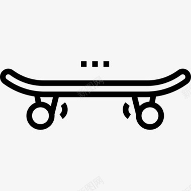 滑板滑板2直线型图标图标