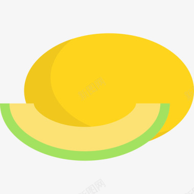 甜瓜夏季食品饮料2平的图标图标