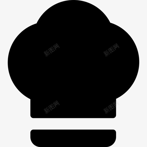 厨师帽烧烤派对3填充图标svg_新图网 https://ixintu.com 厨师帽 填充 烧烤派对3